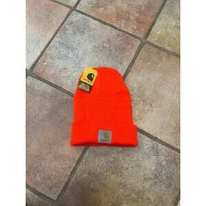 Carhartt knit cuffed beanie bright orange O/S